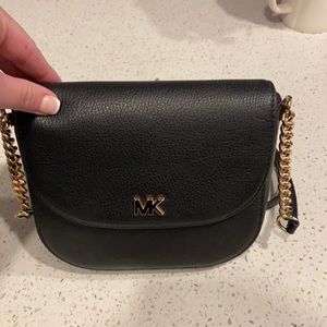 Michael Kors Mott Leather Dome Crossbody